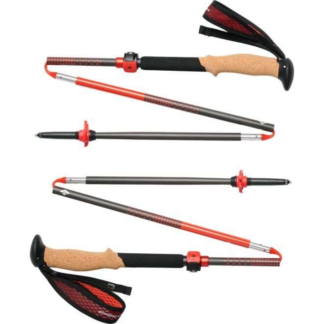 BD Black Diamond Pursuit Carbon Flz Trek Poles bâtons de trekking