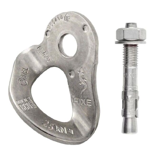Fixe 316L Expansion Bolt Ø10x70 mm + Hanger pack boulon d'expansion + plaquette