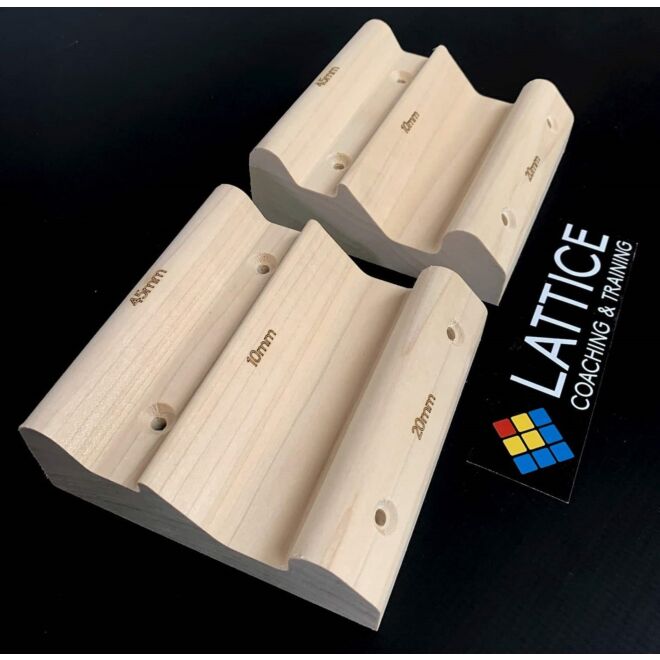 Lattice Training Triple Twins paire de prises d'entraînement escalade