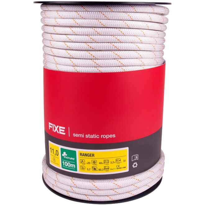 Fixe Ranger 11 mm corde semi-statique
