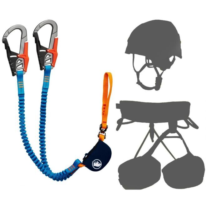 Oliunìd Deal Kit Mammut Skywalker Pro Turn set via ferrata + casque et harnais via ferrata