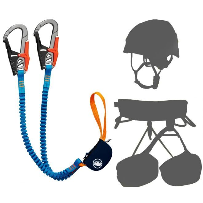 Oliunìd Deal Kit Mammut Skywalker Pro kit de via ferrata + casque et harnais kit de via ferrata