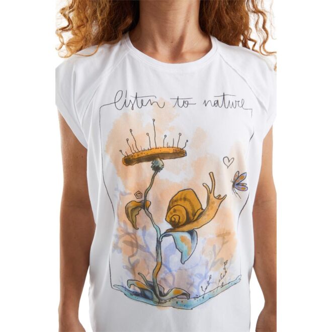 E9 Enove Snail t-shirt femme