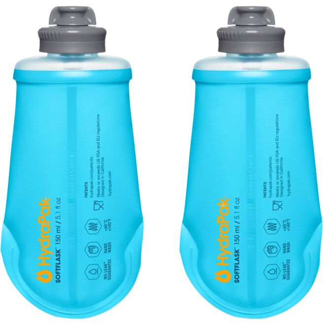 HydraPak SoftFlask 150 ml 2-Pack bouteilles souples réutilisables