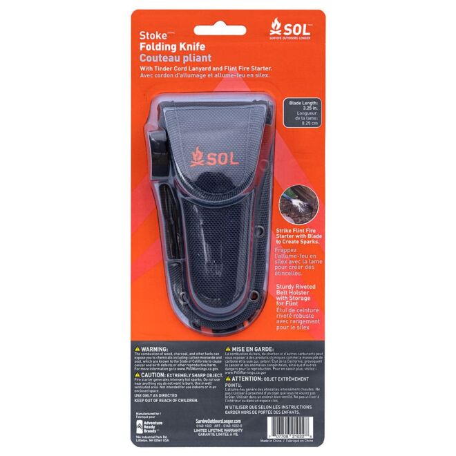 SOL Stoke Folding Knife couteau pliant
