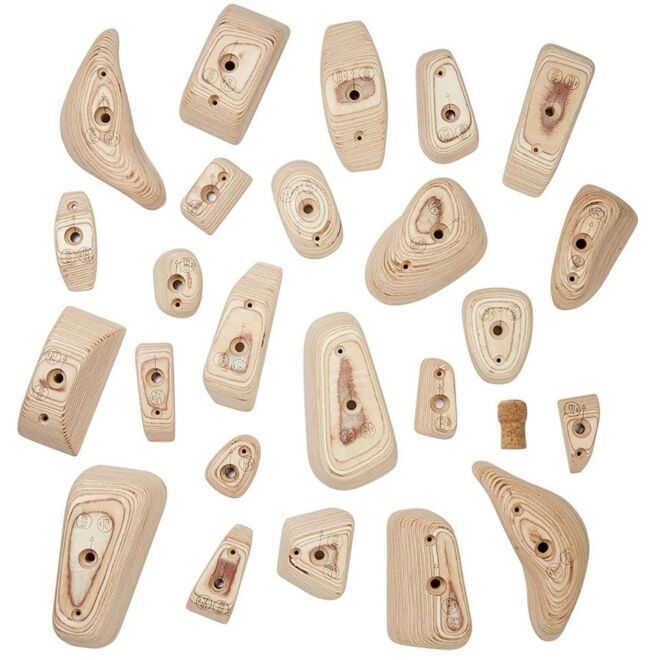 Moon Wood Holds Set C 24 prises d'escalade