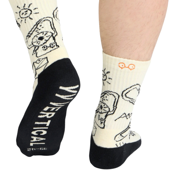 YY Vertical Climber Doodle Socks chaussettes