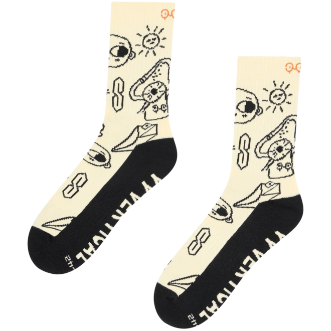 YY Vertical Climber Doodle Socks chaussettes