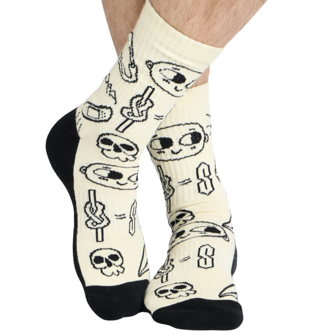 YY Vertical Climber Doodle Socks chaussettes
