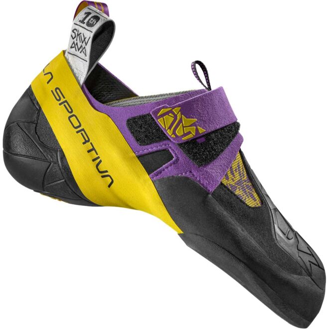 La Sportiva Skwama Purple/Yellow chaussons d'escalade