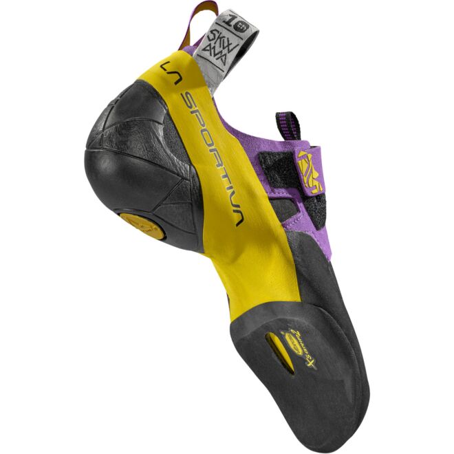La Sportiva Skwama Purple/Yellow chaussons d'escalade