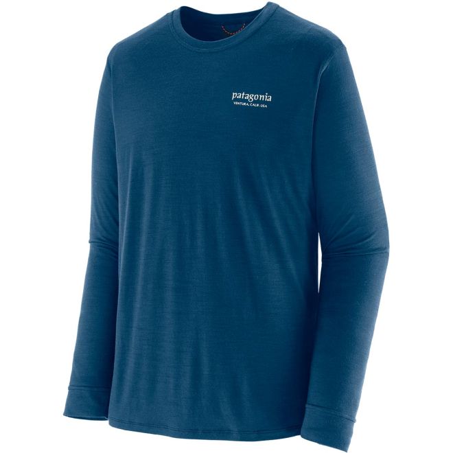 Patagonia M's L/S Cap Cool Merino Blend Graphic Shirt men's long sleeve technical shirt