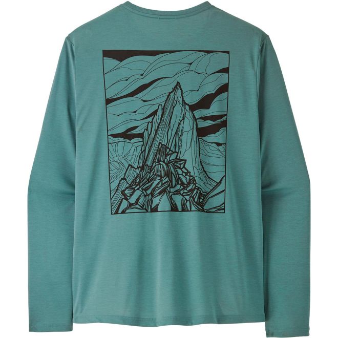 Patagonia M's L/S Cap Cool Daily Shirt - Cloud Crag t-shirt homme