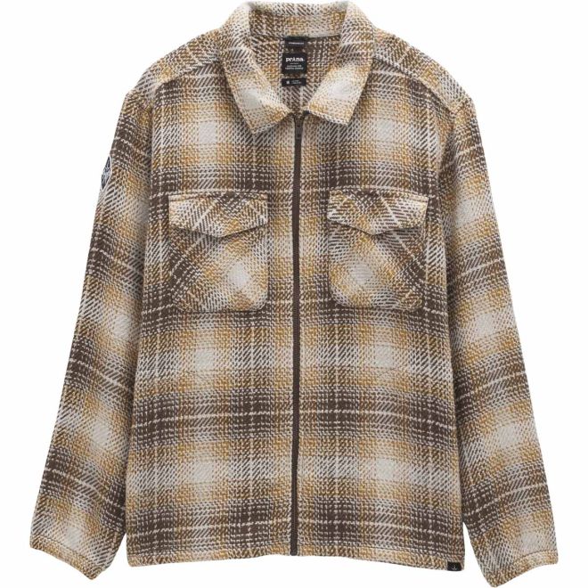 Prana Heritage Zip Flanel chemise unisexe