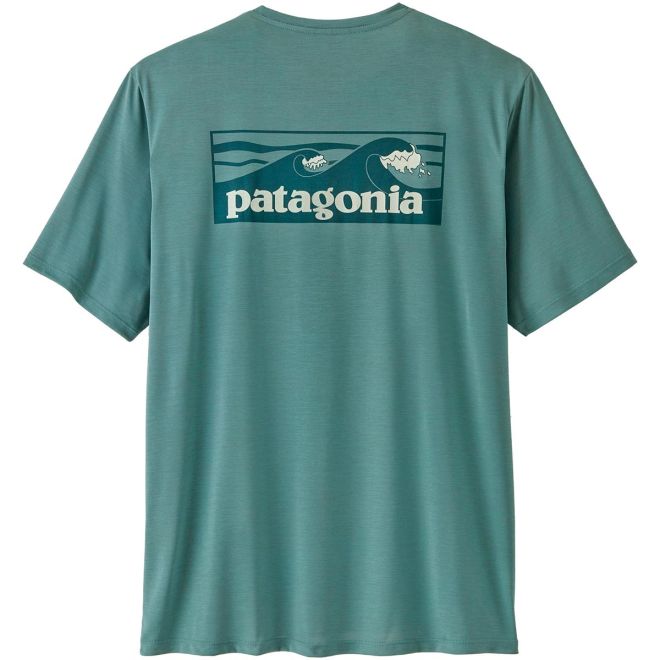 Patagonia M's Cap Cool Daily Shirt - Boardshort Logo t-shirt homme
