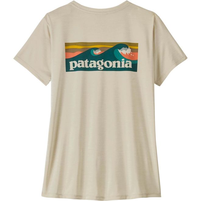 Patagonia W's Cap Cool Daily Shirt - Boardshort Logo t-shirt femme