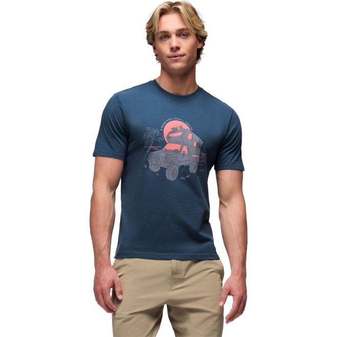 Prana Beach Livin SS Tee t-shirt homme