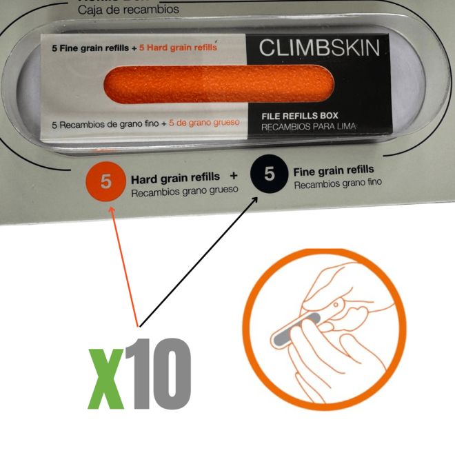 Climbskin Aluminium Skinfile Recharges pièces de rechange pour Climbskin Aluminium Skinfile