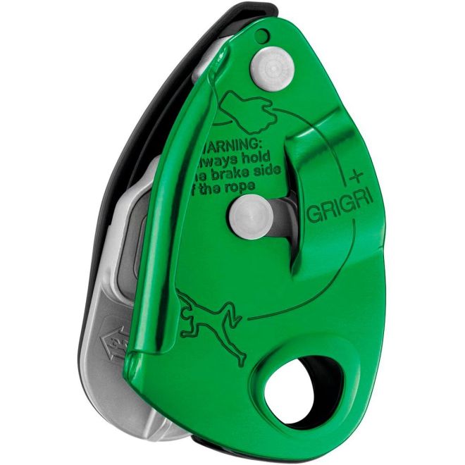Petzl GriGri + Plus assureur et mousqueton escalade