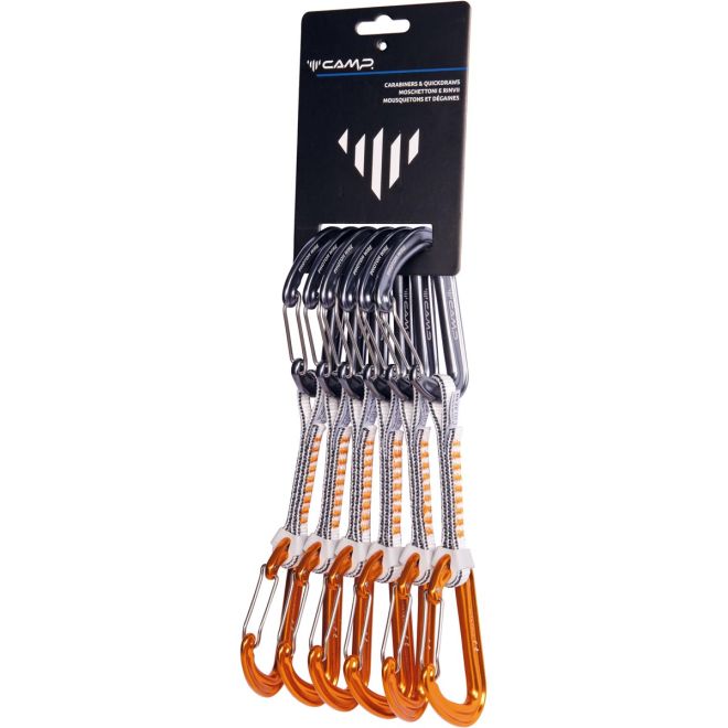 CAMP Set 6 Photon Wire Express KS Dyneema 6 pack dégaines d'escalade